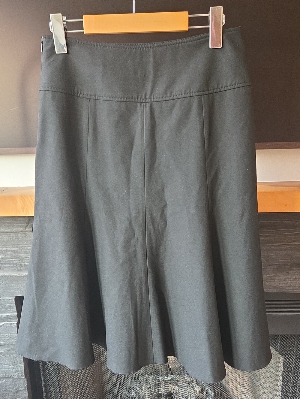 Classic Black A-Line Skirt